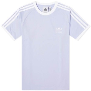 アディダス メンズ Tシャツ トップス Adidas 3 Stripes T-shirt Violet Tone