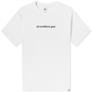 ナイキ メンズ Tシャツ トップス Nike ACG Goat Rocks Dri-Fit T-Shirt Summit White