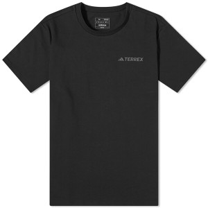 アディダス メンズ Tシャツ トップス Adidas TX GFX SS 230 T-Shirt Black