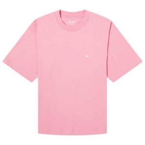 カーハート レディース Tシャツ トップス Carhartt WIP Chester T-Shirt Charm Pink