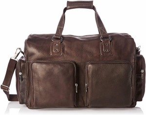 ピエル レザー メンズ スーツケース バッグ Piel Leather Multi-Pocket Carry-On Chocolate