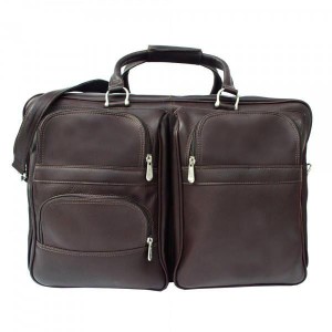 ピエル レザー メンズ ハンドバッグ バッグ Piel Leather Complete Carry-All Bag Chocolate