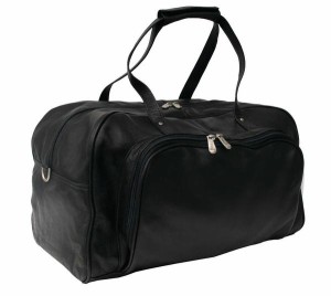 ピエル レザー メンズ スーツケース バッグ Piel Leather Deluxe Carry-on Duffel Black