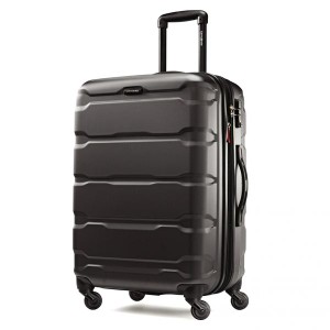 サムソナイト メンズ スーツケース バッグ Samsonite Omni PC Hardside Spinner 24" Black