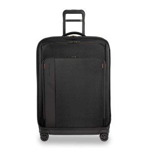 ブリッグスアンドライリー メンズ スーツケース バッグ Briggs & Riley ZDX 29" Large Expandable Spinner Black