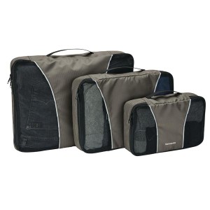 サムソナイト メンズ ハンドバッグ バッグ Samsonite 3 Piece Packing Cube Set Charcoal