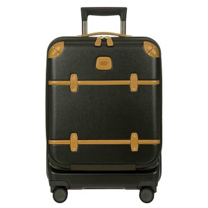 ブリックス メンズ スーツケース バッグ Brics Bellagio 2.0 21" Carry-On Spinner with Pocket Olive