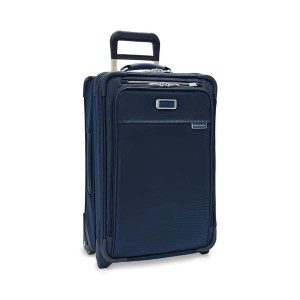 ブリッグスアンドライリー メンズ スーツケース バッグ Briggs & Riley Baseline Essential 2-Wheel Carry-On Navy