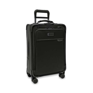 ブリッグスアンドライリー メンズ スーツケース バッグ NEW Briggs & Riley Baseline Essential Carry-On Spinner Black