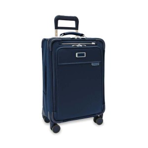 ブリッグスアンドライリー メンズ スーツケース バッグ NEW Briggs & Riley Baseline Essential Carry-On Spinner Navy