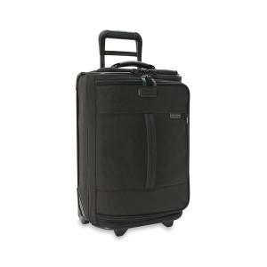 ブリッグスアンドライリー メンズ スーツケース バッグ NEW Briggs & Riley Baseline Global 2-Wheel Carry-On Duffle Black