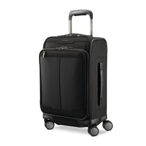 サムソナイト メンズ スーツケース バッグ Samsonite Silhouette 17 Softside 22x14x9 Carry-On Spinner Black