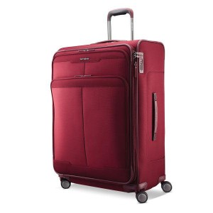 サムソナイト メンズ スーツケース バッグ Samsonite Silhouette 17 Softside Large Expandable Spinner Merlot