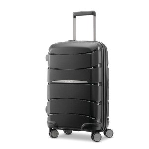 サムソナイト メンズ スーツケース バッグ Samsonite Outline Pro 22x14x9 Carry-On Spinner Midnight Black