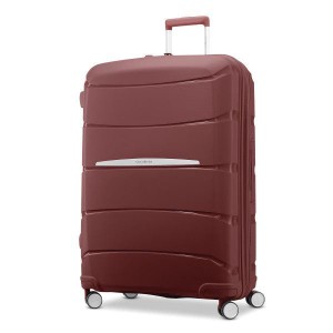 サムソナイト メンズ スーツケース バッグ Samsonite Outline Pro Large Spinner Shiraz Burgundy