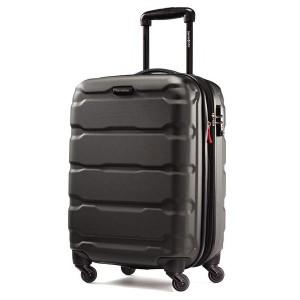 サムソナイト メンズ スーツケース バッグ Samsonite Omni PC Hardside Spinner 20" Black