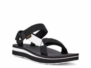 テバ レディース サンダル シューズ Midform Universal Platform Sandal Black/White