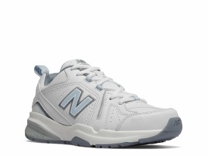 ニューバランス レディース スニーカー シューズ 608 v5 Training Shoe - Women's White/Light Blue/Grey