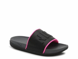 ナイキ レディース サンダル シューズ Offcourt Slide Sandal - Women's Black/Hot Pink