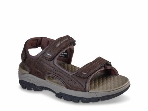 スケッチャーズ メンズ サンダル シューズ Relaxed Fit Tresmen-Garo Sandal Dark Brown