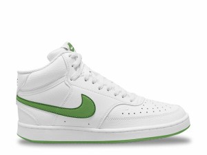 ナイキ レディース スニーカー シューズ Court Vision Mid Sneaker - Women's White/Green