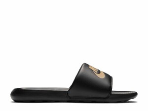 ナイキ メンズ サンダル シューズ Victori One Slide Sandal - Men's Black/Gold Metallic