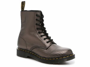 ドクターマーチン レディース ブーツ・レインブーツ シューズ 1460 Boot - Women's Pewter Metallic