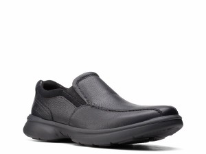 クラークス メンズ スリッポン・ローファー シューズ Bradley Step Loafer Black