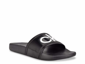 カルバンクライン メンズ サンダル シューズ Austin Slide Sandal Black