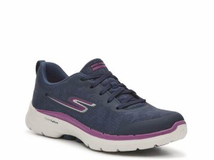 スケッチャーズ レディース スニーカー シューズ GOWalk 6 Valeska Sneaker - Women's Navy