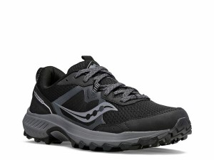 サッカニー メンズ スニーカー シューズ Excursion 16 Trail Running Shoe - Men's Black