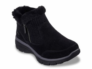 スケッチャーズ レディース ブーツ・レインブーツ シューズ Easy Going Warm Hearted Bootie Black