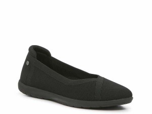 スケッチャーズ レディース パンプス シューズ Arch Fit Cleo Sport Flat Black Knit