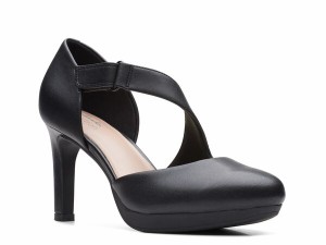 クラークス レディース パンプス シューズ Ambyr Glow Pump Black