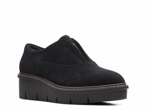 クラークス レディース スリッポン・ローファー シューズ Airabell Sky Slip-On Black