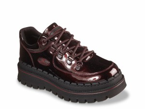 スケッチャーズ レディース オックスフォード シューズ Jammers Cool Block Oxford Burgundy