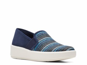 クラークス レディース スリッポン・ローファー シューズ Layton Petal Slip On Sneaker Navy