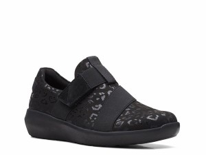 クラークス レディース スリッポン・ローファー シューズ Kayleigh Charm Slip-On Sneaker Black