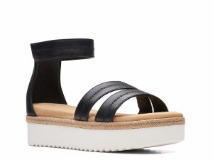 クラークス レディース サンダル シューズ Lana Glide Sandal Black