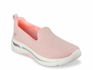 スケッチャーズ レディース スリッポン・ローファー シューズ Go Walk Arch Fit Ocean Reef Slip-On Sneaker - Women's Light Pink