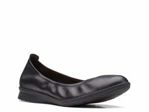 クラークス レディース パンプス シューズ Jenette Ease Ballet Flat Black