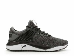 プーマ メンズ スニーカー シューズ Pacer Future Double Knit Running Shoe - Men's Grey/Black