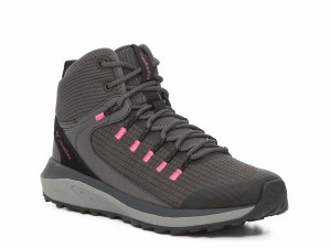 コロンビア レディース ブーツ・レインブーツ シューズ Radlock Hiking Boot - Women's Charcoal/Pink