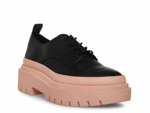 スティーブ マデン レディース オックスフォード シューズ Malene Platform Oxford Black/Light Pink