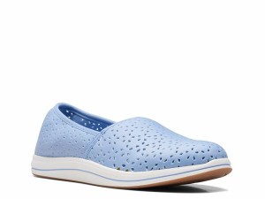 クラークス レディース スリッポン・ローファー シューズ Cloudsteppers Breeze Emily Slip-On Periwinkle