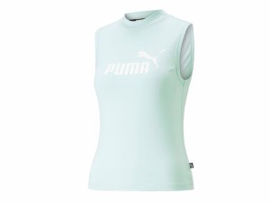 プーマ レディース タンクトップ トップス ESS Slim Logo Women's Tank Top Mint Green