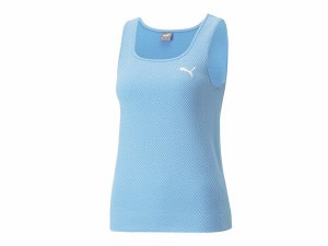 プーマ レディース タンクトップ トップス HER Women's Slim Tank Top Light Blue