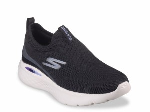 スケッチャーズ レディース スニーカー シューズ Go Run Lite Slip-On Sneaker - Women's Black/Purple