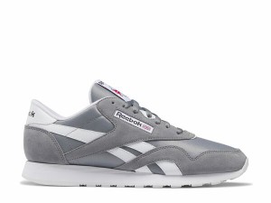 リーボック メンズ スニーカー シューズ Classic Nylon Heritage Running Shoe - Men's Grey