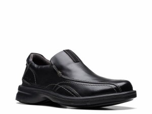 クラークス メンズ スリッポン・ローファー シューズ Gessler Step Slip-On Black